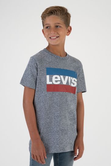 Levi's® Grey Sports Logo T-Shirt