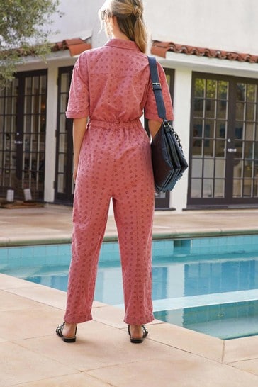 Next broderie jumpsuit 2025