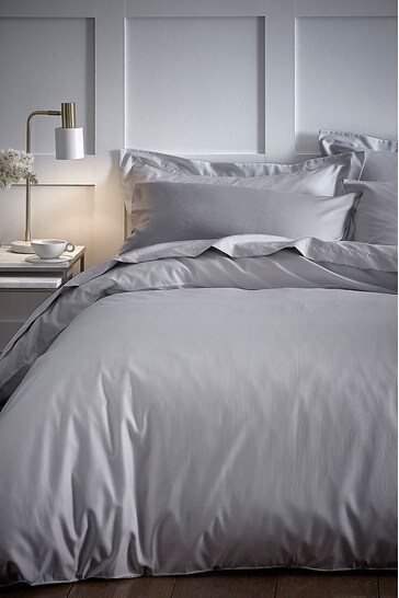 Content by Terence Conran Silver Modal Cotton Duvet Cover