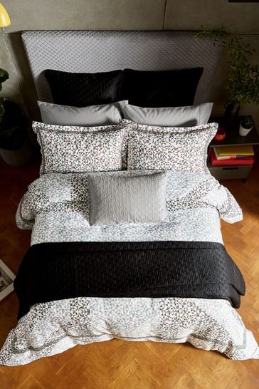 Ted Baker Black T Quilted Polysatin Bedspread