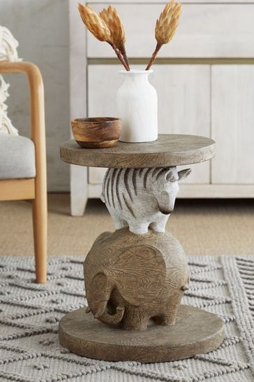Stacked Animal Side Table