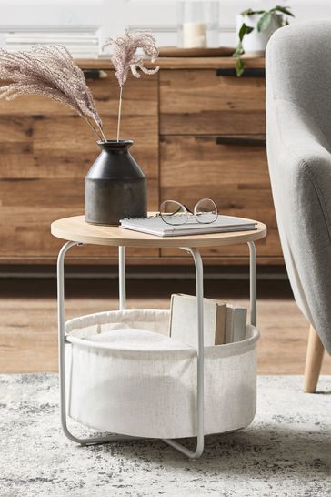 White side table storage hotsell