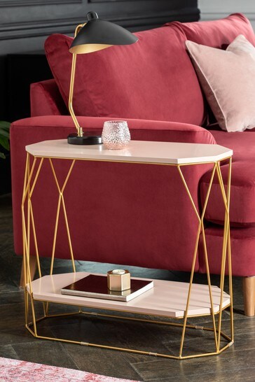 Hex Sofa Side Table