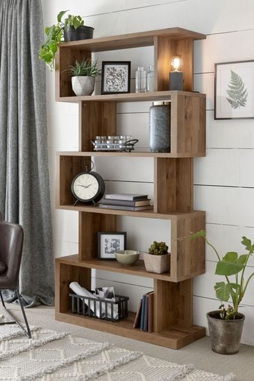 Buy Bronx Oak Effect Tall Shelf from the Next UK online shop