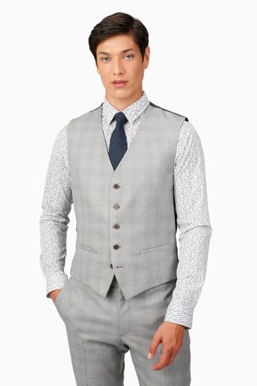 Ted baker grey waistcoat outlet