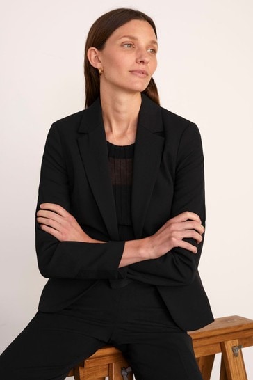 Buy Jigsaw Paris Black One Button Jacket from Next Luxembourg