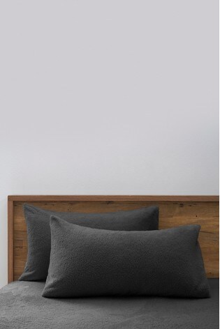 Teddy fleece pillow cases clearance