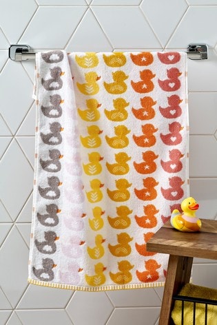 Yellow Duck Towel 100% Cotton