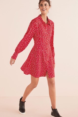 red shirt dress uk