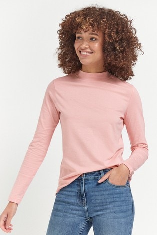 Pink high neck top clearance