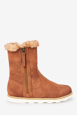 warm fur lined boots