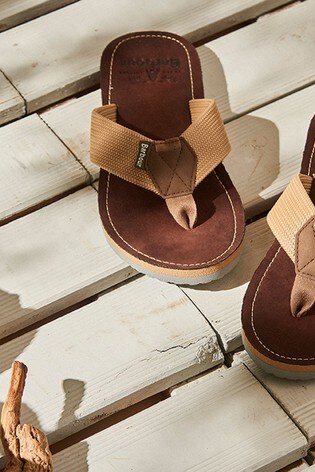 barbour toeman flip flops