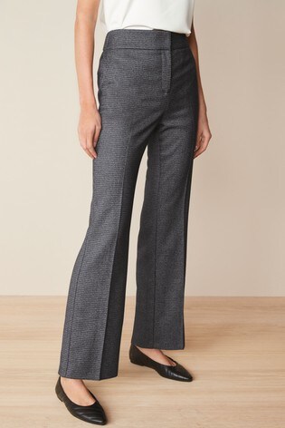 Womens navy bootcut trousers