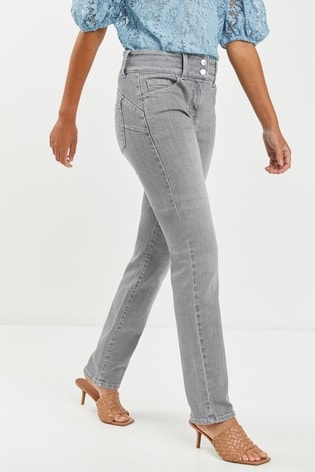 Grey Lift, Slim & Shape Slim Jeans