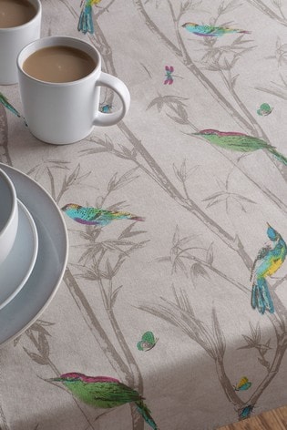 Bird Chinoiserie Wipe Clean Wipe Clean Table Cloth