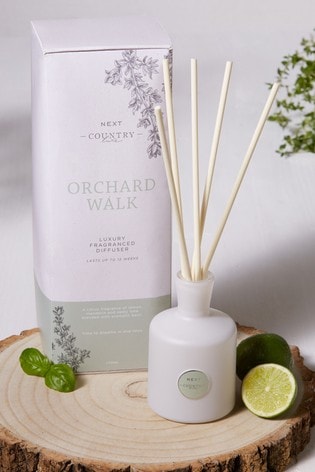 Country Luxe Orchard Walk Lime & Mandarin Fragranced Reed 170ml Diffuser