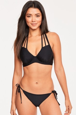 Figleaves Rene Underwired Strapping Non Padded Bikini Top
