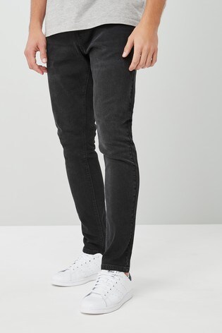 Black Skinny Fit Authentic Stretch Jeans