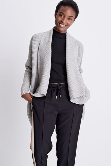 Grey waterfall clearance cardigan