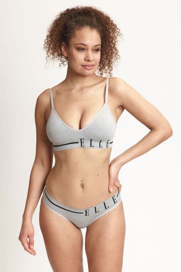 ELLE Grey Headline Seamless Bikini