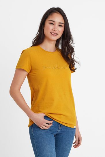 Womens yellow t shirt