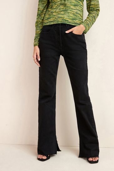 Buy Black Hourglass High Rise Flare Jeans From Next Luxembourg