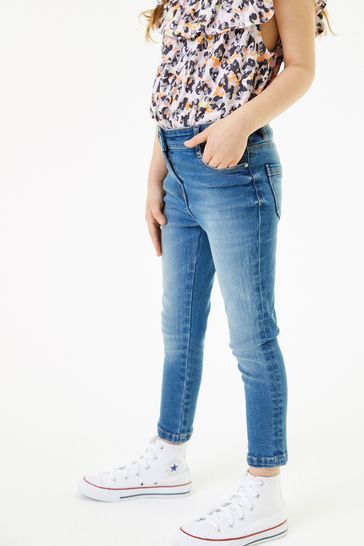 Mid Blue Denim Slim Fit Skinny Jeans (3-16yrs)