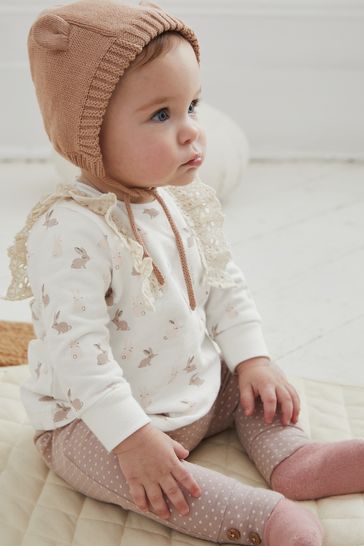Buy Brown Baby Knitted Bonnet 0mths 2yrs From Next Usa
