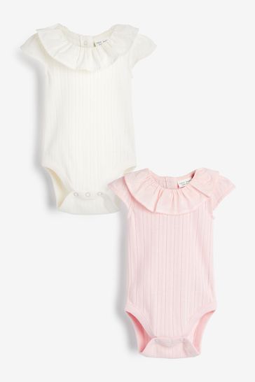 Baby girl frill collar sales bodysuit