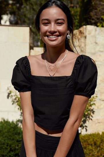 Black short top clearance