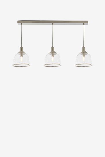 3 light pendant chrome