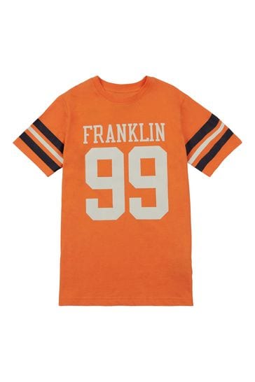 Franklin & Marshall Orange Vintage Sport 99 T-Shirt