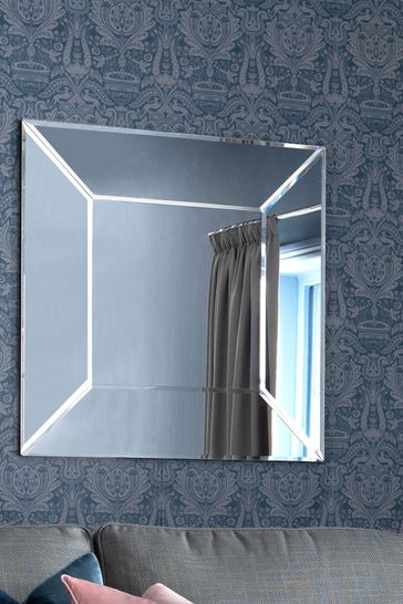 Laura Ashley Clear Gatsby Large Square Mirror