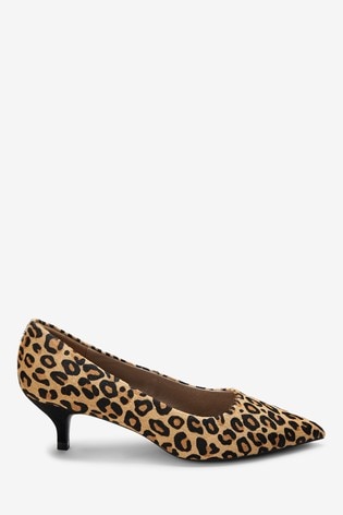 Leopard Forever Comfort® Kitten Heel Court Shoes