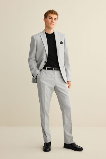 Next grey new arrivals suit jacket