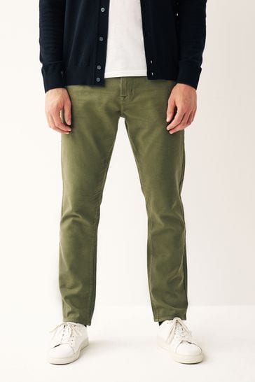 Sage Green Slim Comfort Stretch Jeans