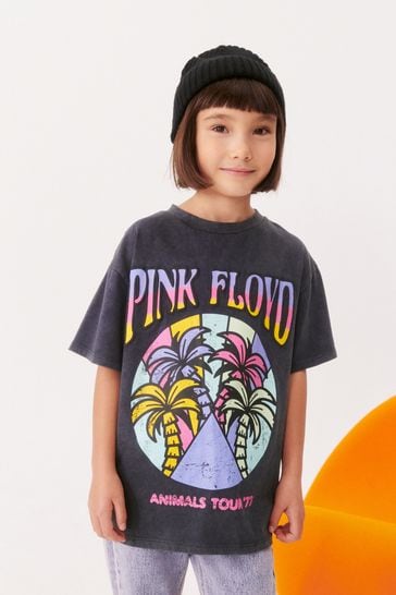Pink Floyd Grey License Band Oversized T-Shirt (3-16yrs)