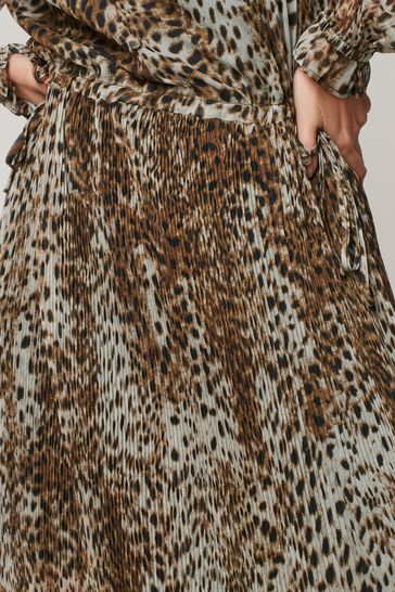 Banana republic hot sale leopard maxi dress