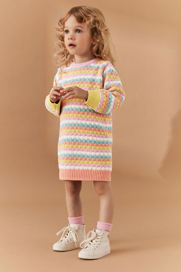 Next girls new arrivals rainbow jumper
