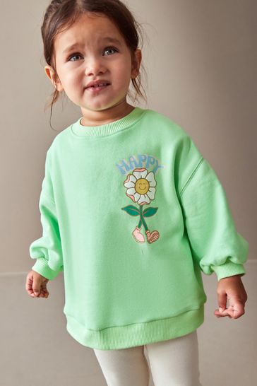 Bright cheap green sweatshirt