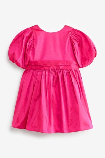 Pink taffeta bridesmaid dress hotsell