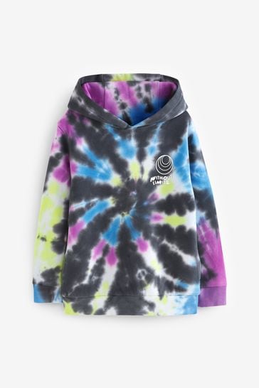 Buy Multi Black Tie Dye Hoodie 3 16yrs from Next