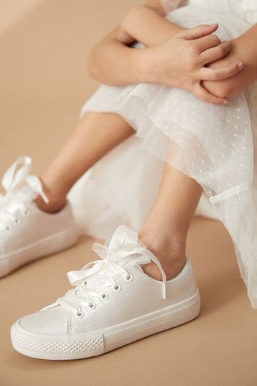 Cheap plain white trainers store