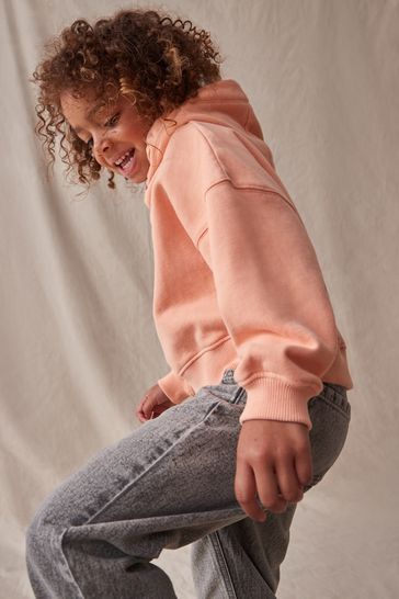 Buy Orange Apricot Cropped Hoodie 3 16yrs from Next