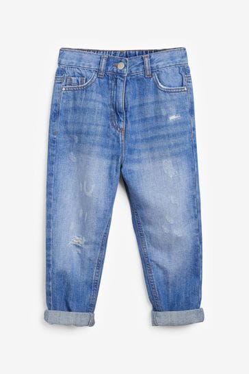 Buy Bright Blue Mom Jeans (3-16yrs) from the Next UK online shop