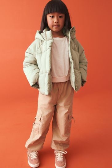 Crop on sale padded coat