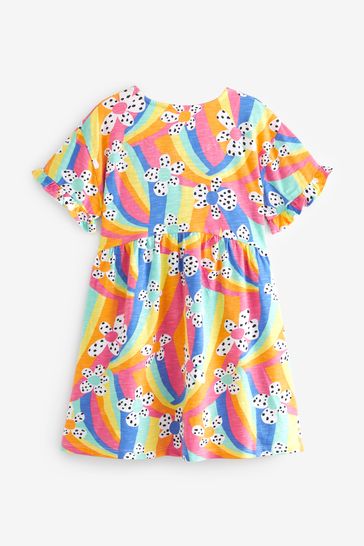 Short best sale rainbow dress