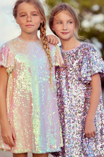 Pastel rainbow sales sequin dress