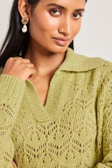 Lime hotsell knitted jumper