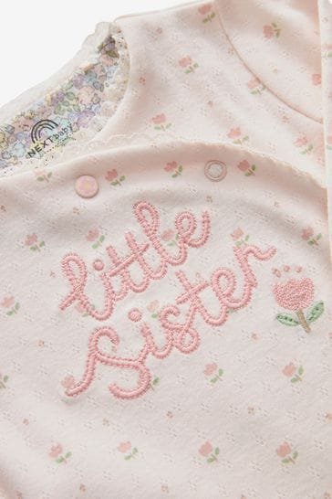 Little sister babygrow sales next